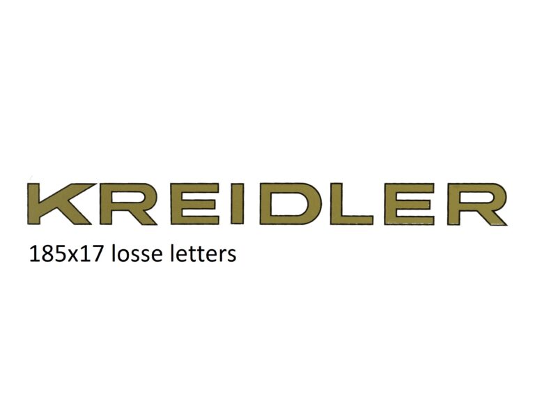 Sticker woord [ — geschikt voor Kreidler Goud