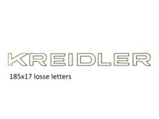 Sticker woord [ — geschikt voor Kreidler