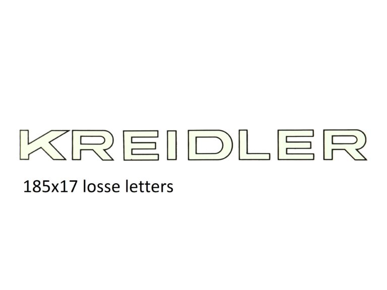 Sticker woord [ — geschikt voor Kreidler