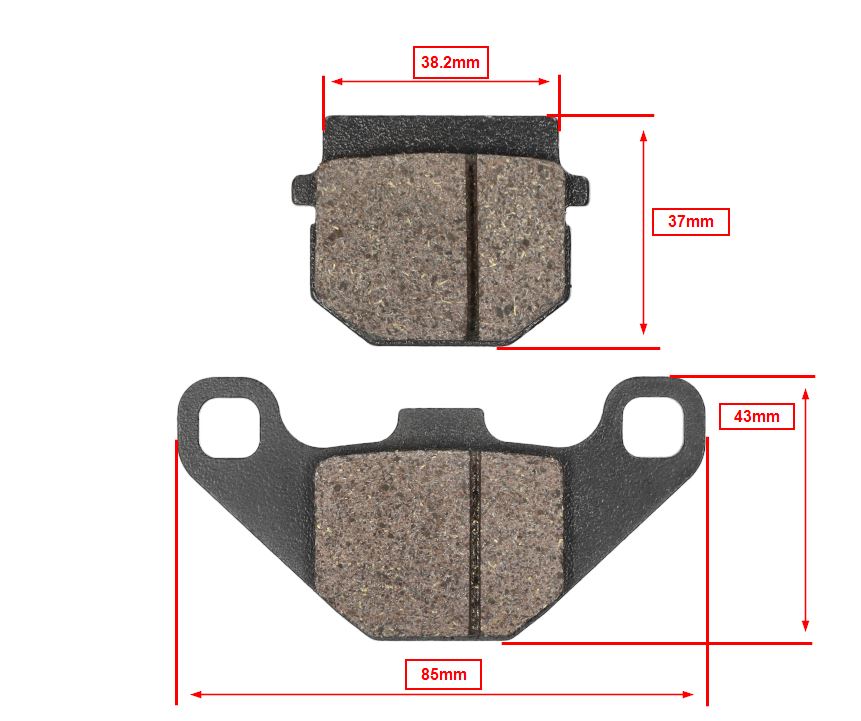 Kymco Vp50 Origineel Remblokset 45105-lae4-305 - Afbeelding 4