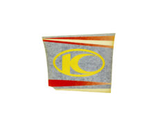 Kymco Agility originele sticker beenschild links oranje zwart