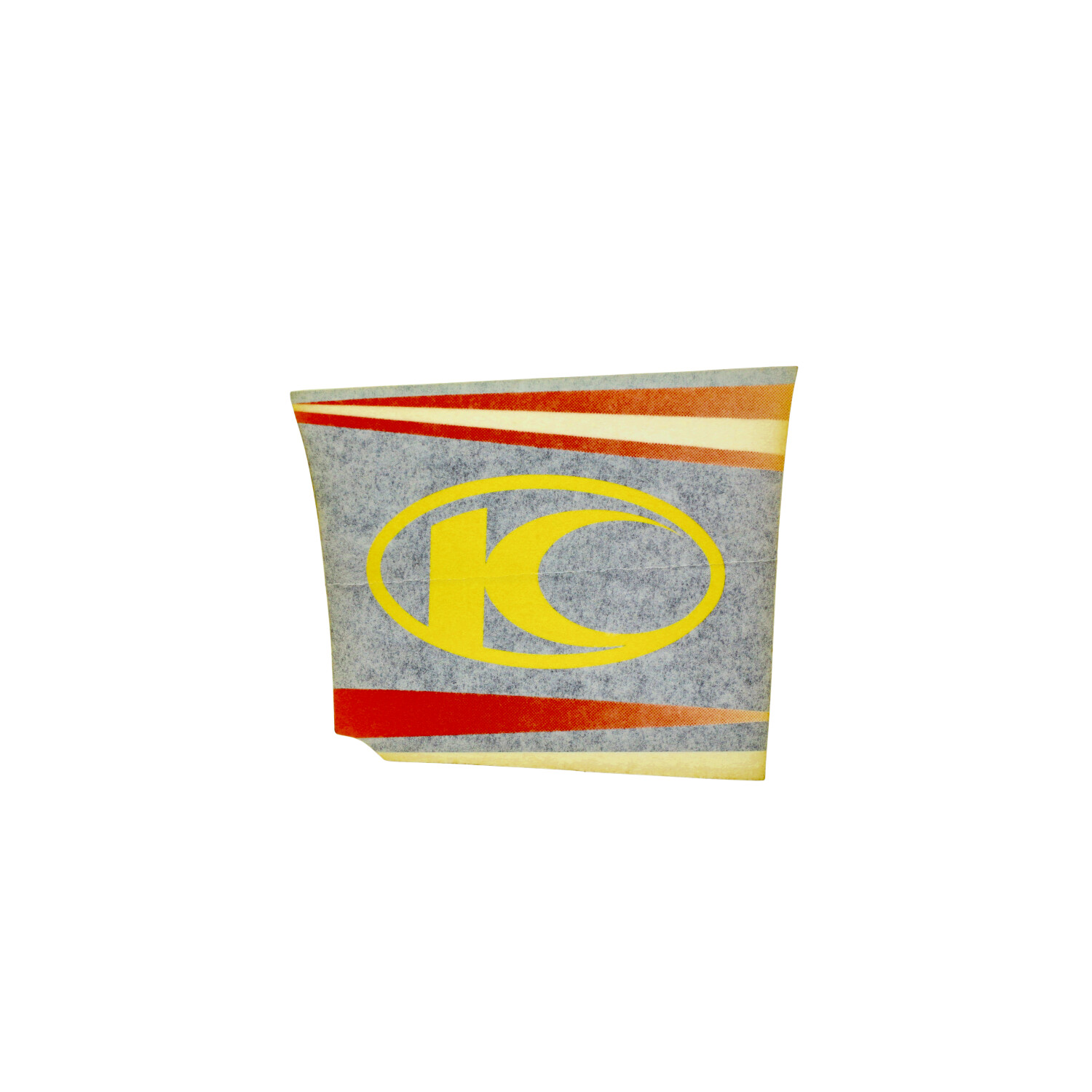 Kymco Agility originele sticker beenschild links oranje zwart