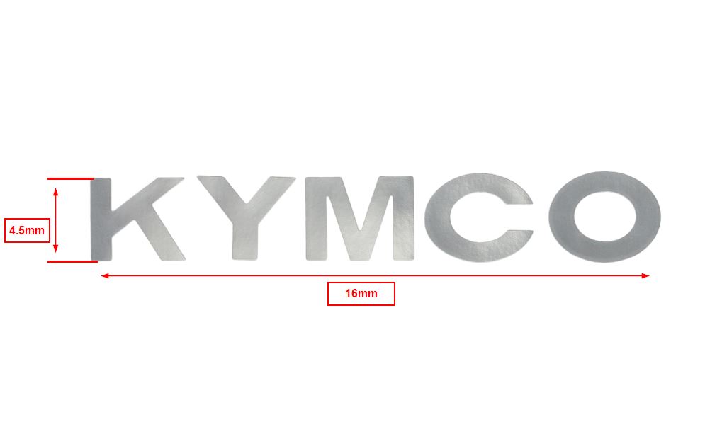 Kymco Agility Originele Woordsticker Zijskirt Euro-5 - Afbeelding 3