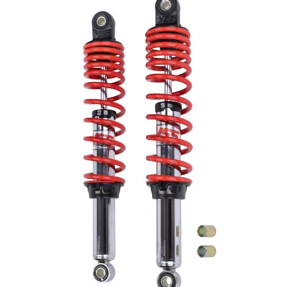 schokbrekerset yss 360mm chroom/rood simson