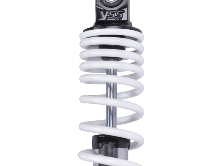 Schokbrekerset Yss 360mm Chroom/wit Simson, Kreidler Rd220-360-03-12p