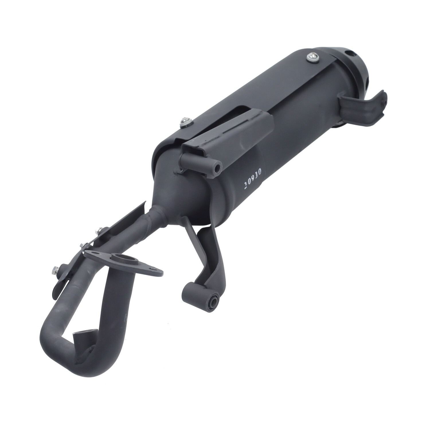 Uitlaat Euro-4 Zwart Voor Kymco Agility 16+ - Afbeelding 4