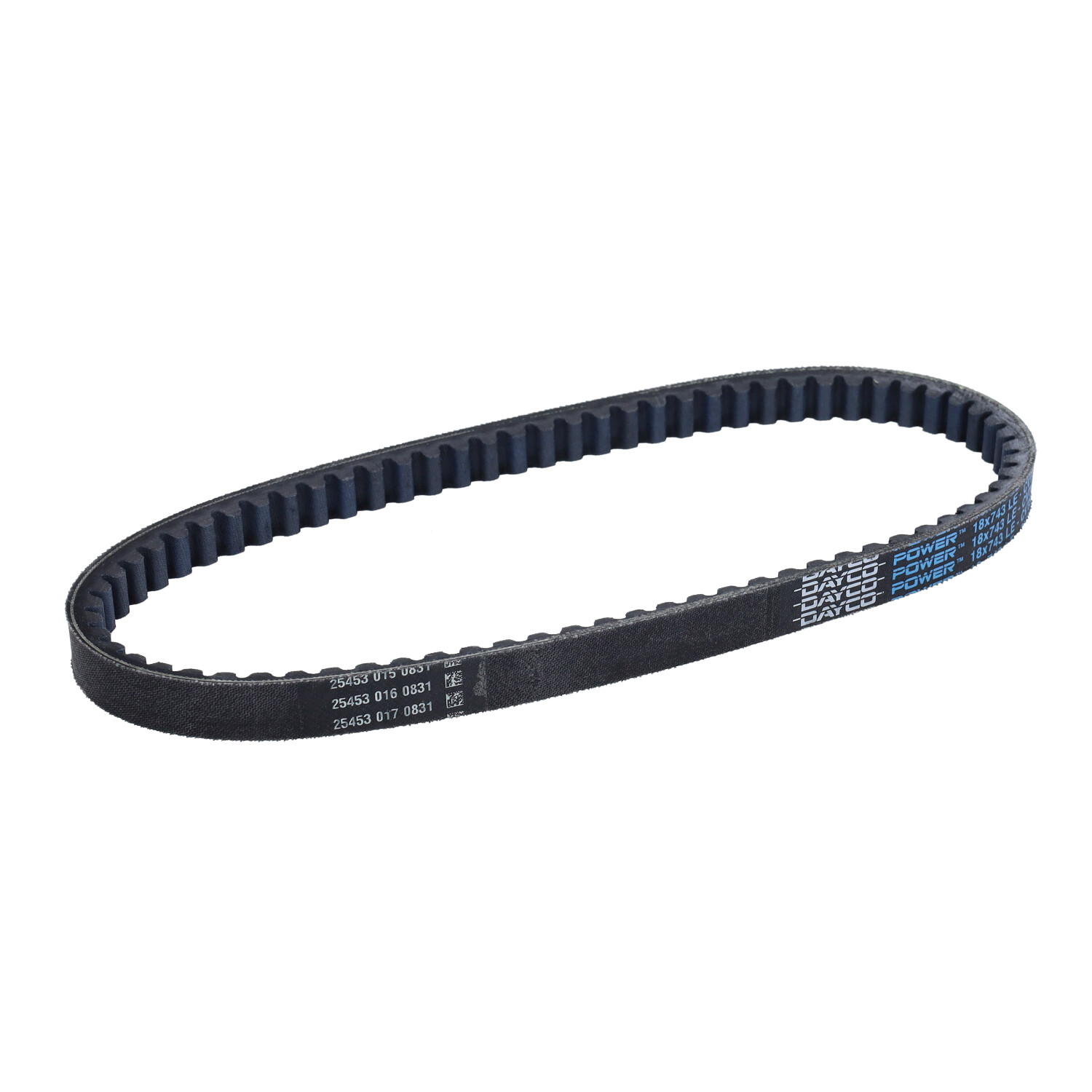 V-snaar Dayco Pirelli Kevlar 18.0x743 CVT8134K voor Peugeot en Kymco
