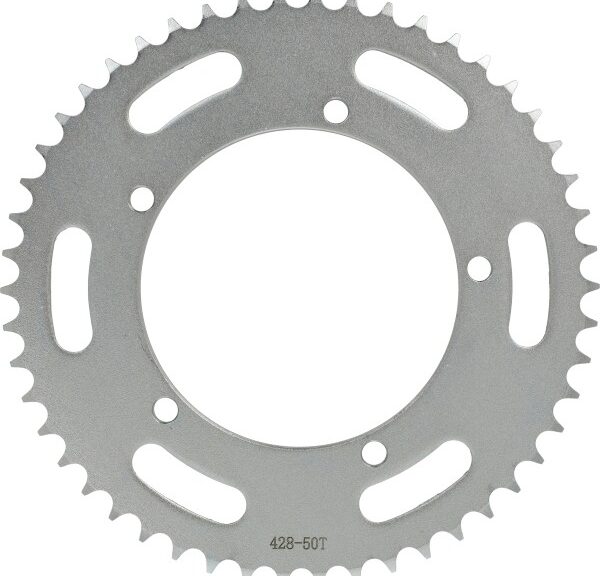 achterkettingwiel 428-1/2x5/16 vanaf 2021 50t zinkgrijs enduro