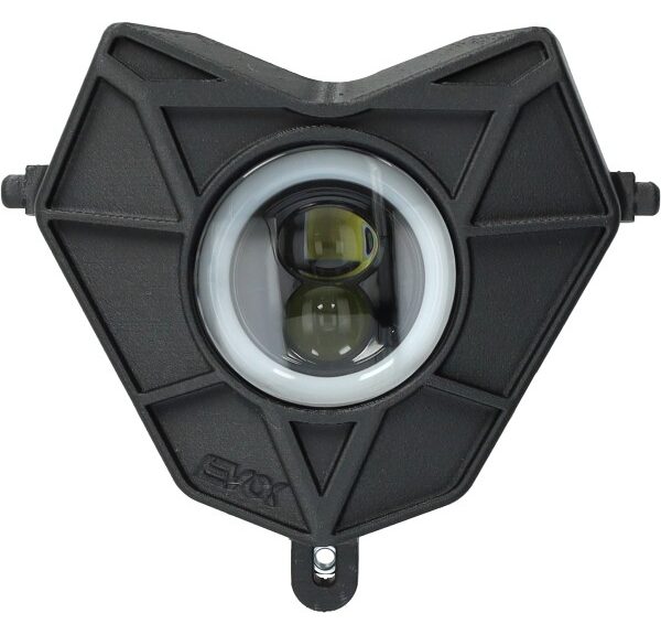 koplamp Evok rond iron led sherco