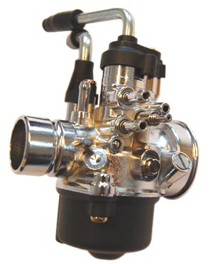 Carburateur DMP model Dell'Orto handchoke 17.5mm chroom minarelli hor+vert