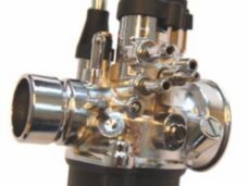 carburateur DMP model Dellorto handchoke 17.5mm chroom minarelli hor+vert