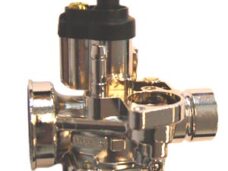 Carburateur DMP model Dell'Orto 17.5mm chroom — geschikt voor Piaggio