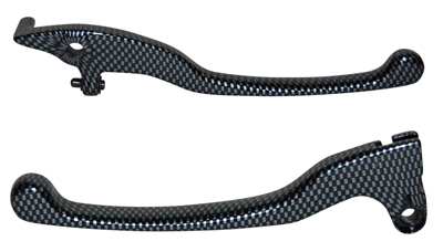 Remgreepset DMP carbon SR viper — geschikt voor Aprilia SR LC