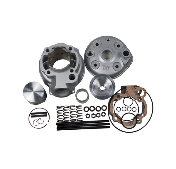 Cilinder met kop Italkit aluminium nikasil Gilardoni 80cc 52mm minarelli am6 ck.44.852.gr2