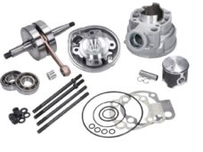 cilinder met kop Italkit + krukas 70cc big bore 48mm minarelli am6 k.44.761.g
