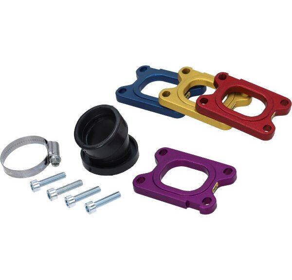 spruitstuk metrakit cnc 28mm paars/purple minarelli am6