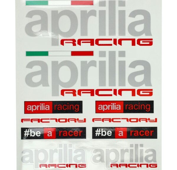 stickerset aprilia GP1 racing 20x24cm