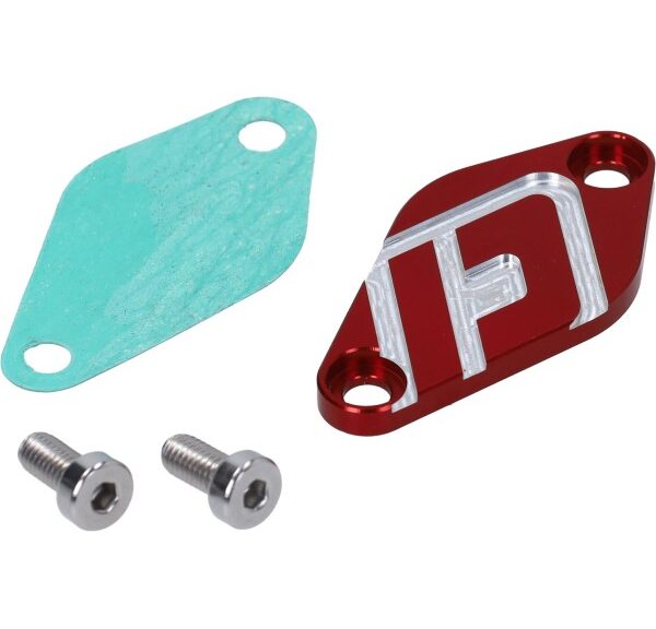 afdekplaat Doppler oliepomp V2 rood derbi senda