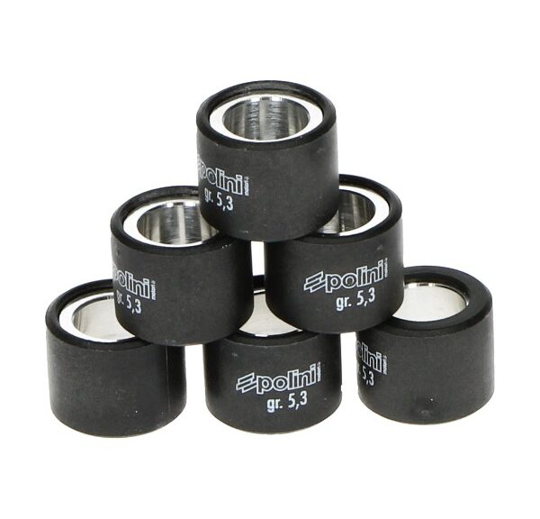 Variorolset Polini 5.3gr 19x15.5mm — geschikt voor Piaggio Nt
