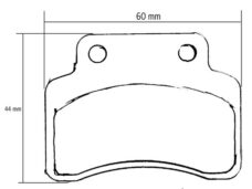 SBS remblokset 141HF voor Generic Keeway Kymco CPI TGB scooter brommer