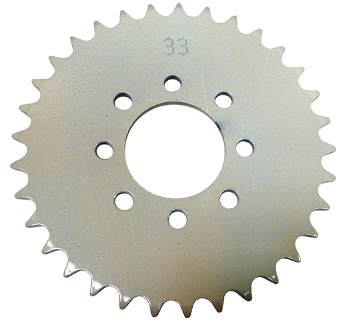 Achterkettingwiel DMP 33t — geschikt voor Tomos