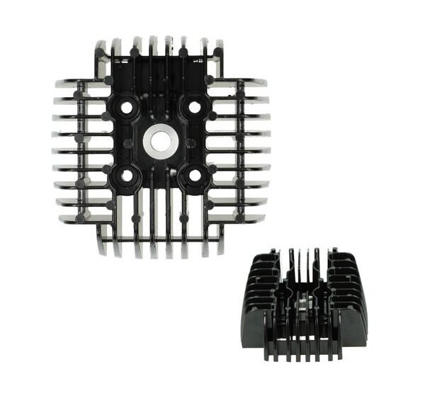 DMP cilinderkop 70cc 44mm zwart voor Tomos A35 brommer