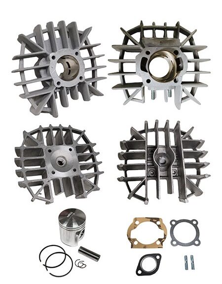 cilinder met kop airsal aluminium nikasil 44mm funtastic