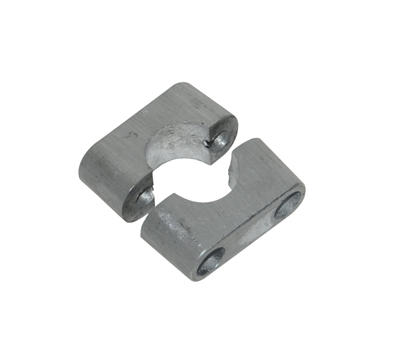 Stuurklemset EBR boven blank/zwart a35