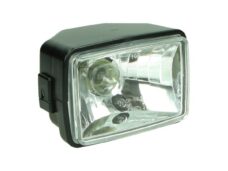 koplamp E-keur orig mod.vierkant 150mm zwart a3