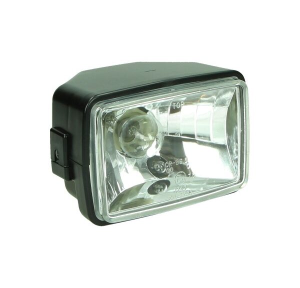 koplamp E-keur orig mod.vierkant 150mm zwart a3