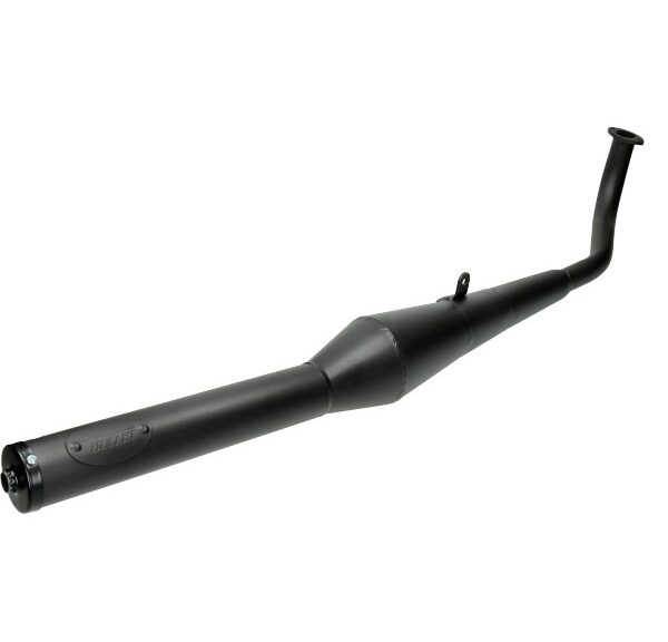 Bullet Race EVO-1 28mm zwarte uitlaat voor Tomos A3 A35