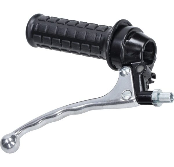 gas / remhendel (made in EU) greep aluminium rechts zwart Tomos A35