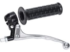 remhendel lusito compleet (made in EU) links zwart/alu Tomos A35