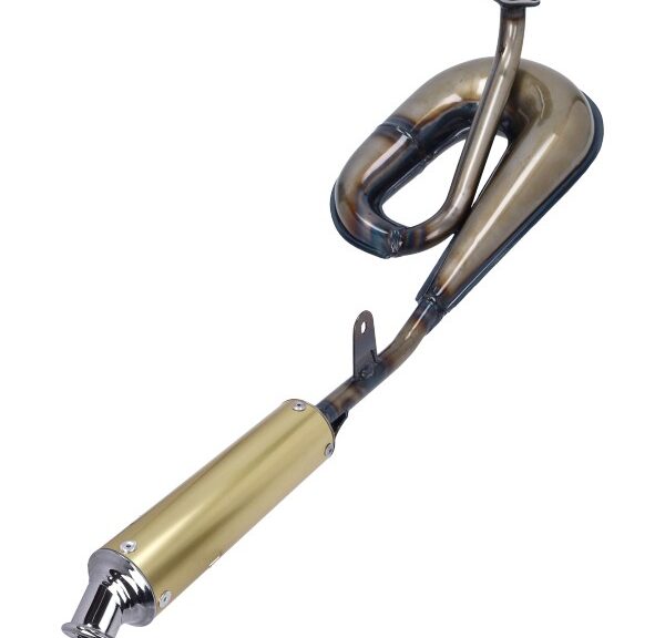 uitlaat tecno circuit (made in EU) blank/goud tomos