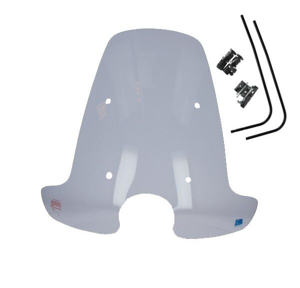 windscherm Regia met bevestigingsset hoog (made in EU) 65cm smoke django