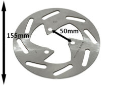Remschijf Peugeot origineel — geschikt voor Peugeot 10 inch 3-gaats 155mm Ludix Snake