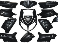 Plaatwerkset DMP sport zwart metallic 13-delig speedfight 2