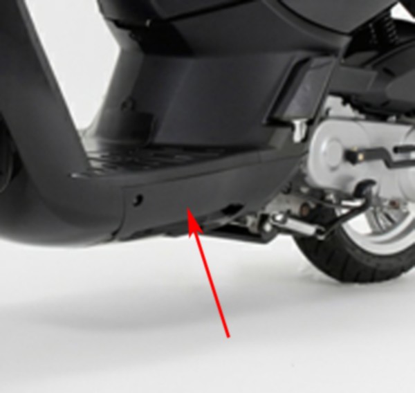 zijskirt Peugeot origineel links zwart kisbee 779176