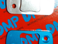 Rempotdeksel DMP cnc gefreesd chroom/blauw 2-delig speedfight