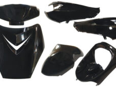 Plaatwerkset DMP special zwart metallic 6-delig viva sportline