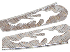 Voetplaat DMP set model vlam aluminium speedfight