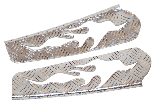 Voetplaat DMP set model vlam aluminium speedfight