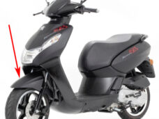 Voorspatbord Peugeot origineel zwart mat — geschikt voor Peugeot h6 Kisbee