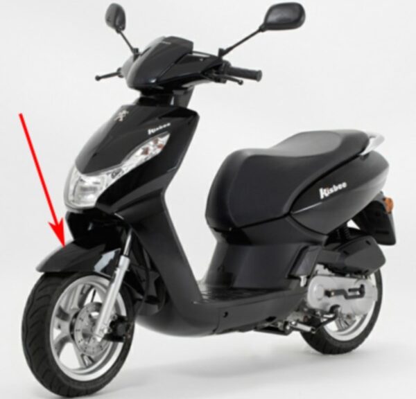 voorspatbord Peugeot origineel zwart metallic nk kisbee 4t 779168nk