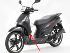 voorscherm Peugeot origineel onder zwart mat k4 tweet 801983k4