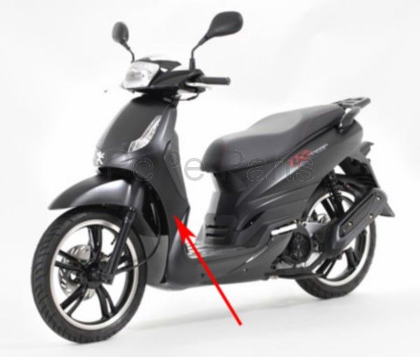 voorscherm Peugeot origineel onder zwart mat k4 tweet 801983k4=op=op