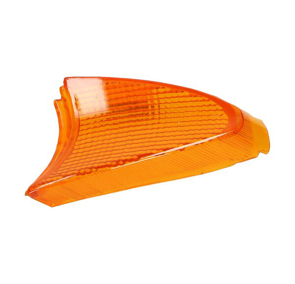 Knipperlichtglas DMP linksachter oranje buxy