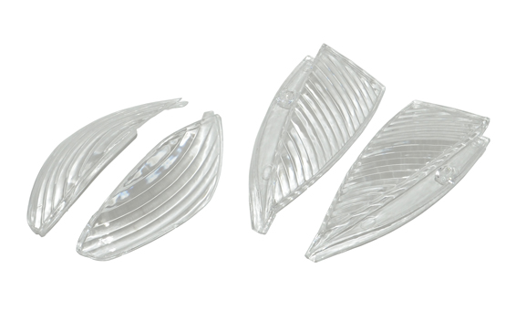 Knipperlichtglasset DMP transparant viva