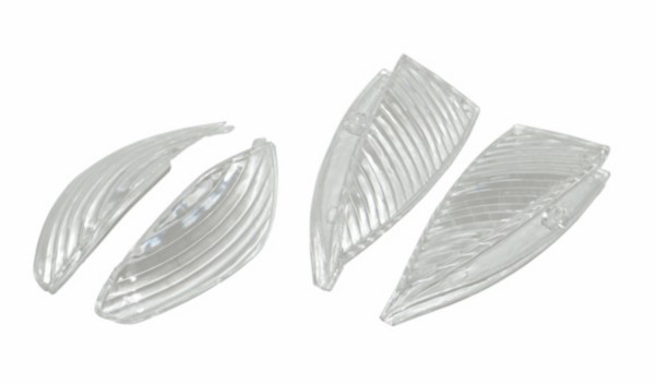 knipperlichtglasset DMP transparant viva