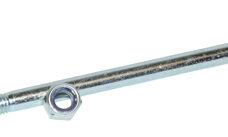 Onderstandaardas m8x140mm buxy